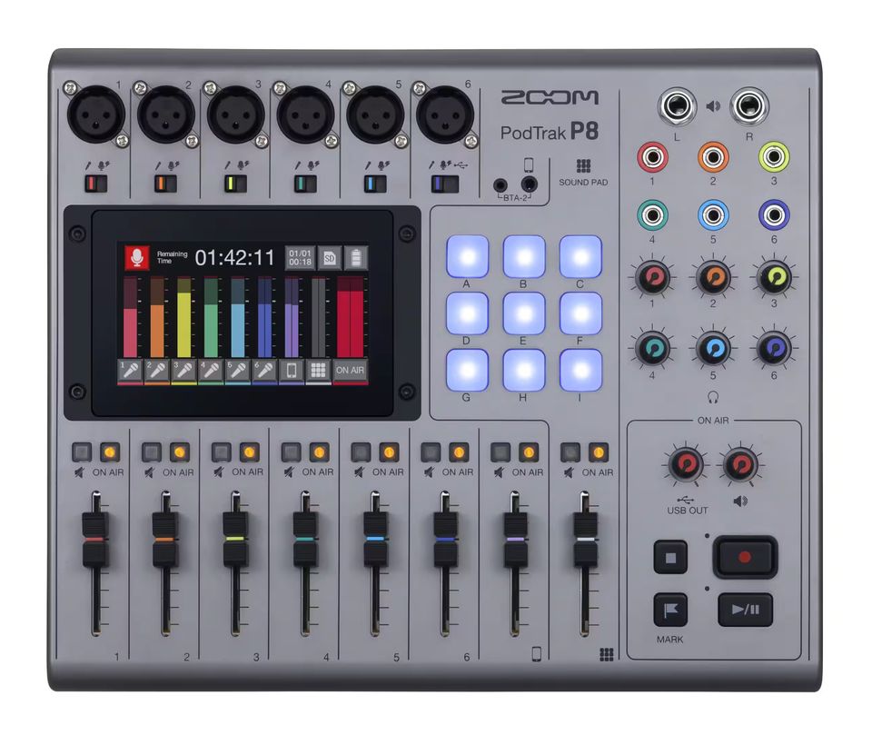 A podcast mixer